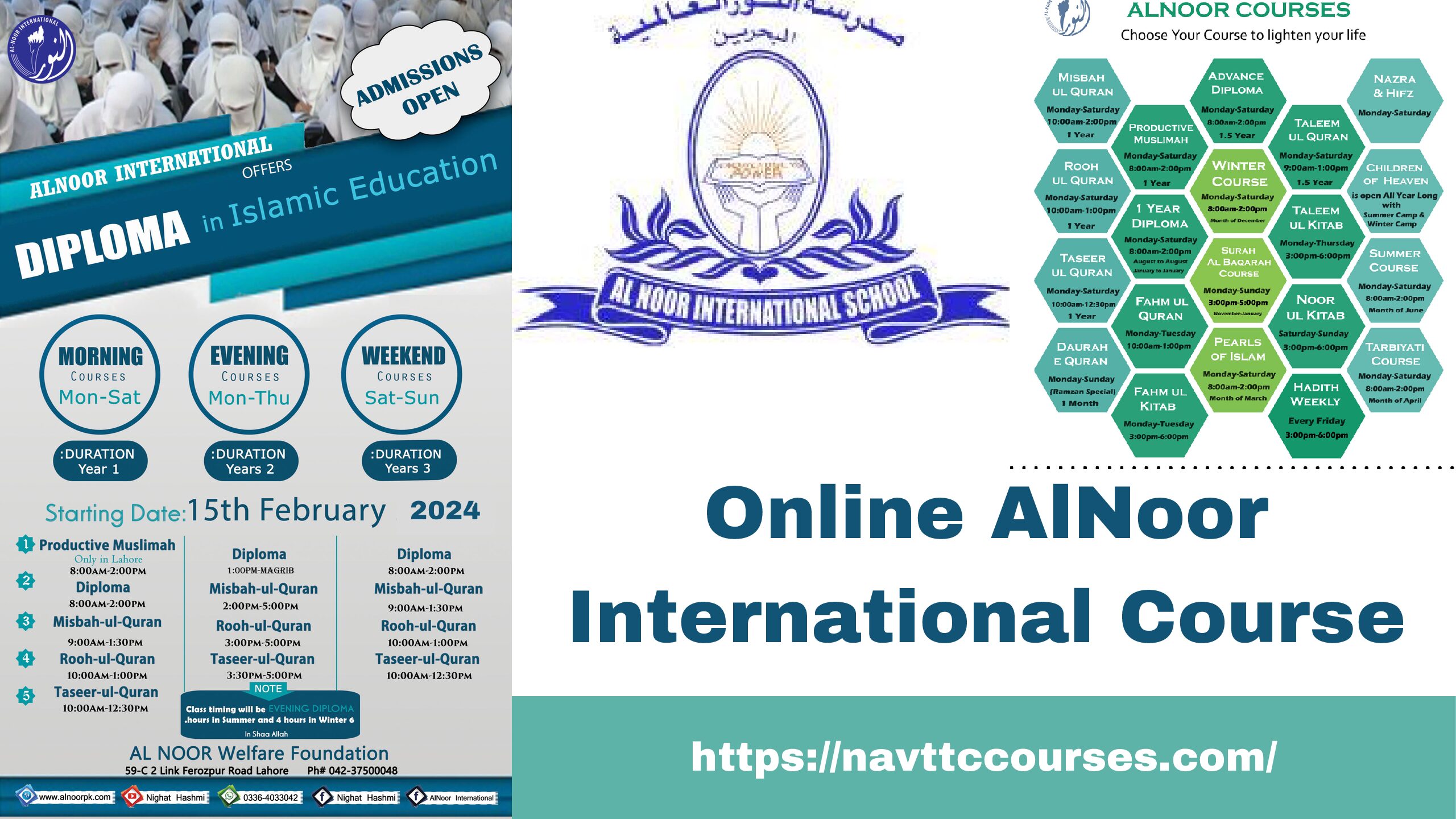 Online AlNoor International Course 2024