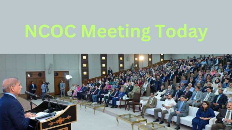 NCOC Meeting Today