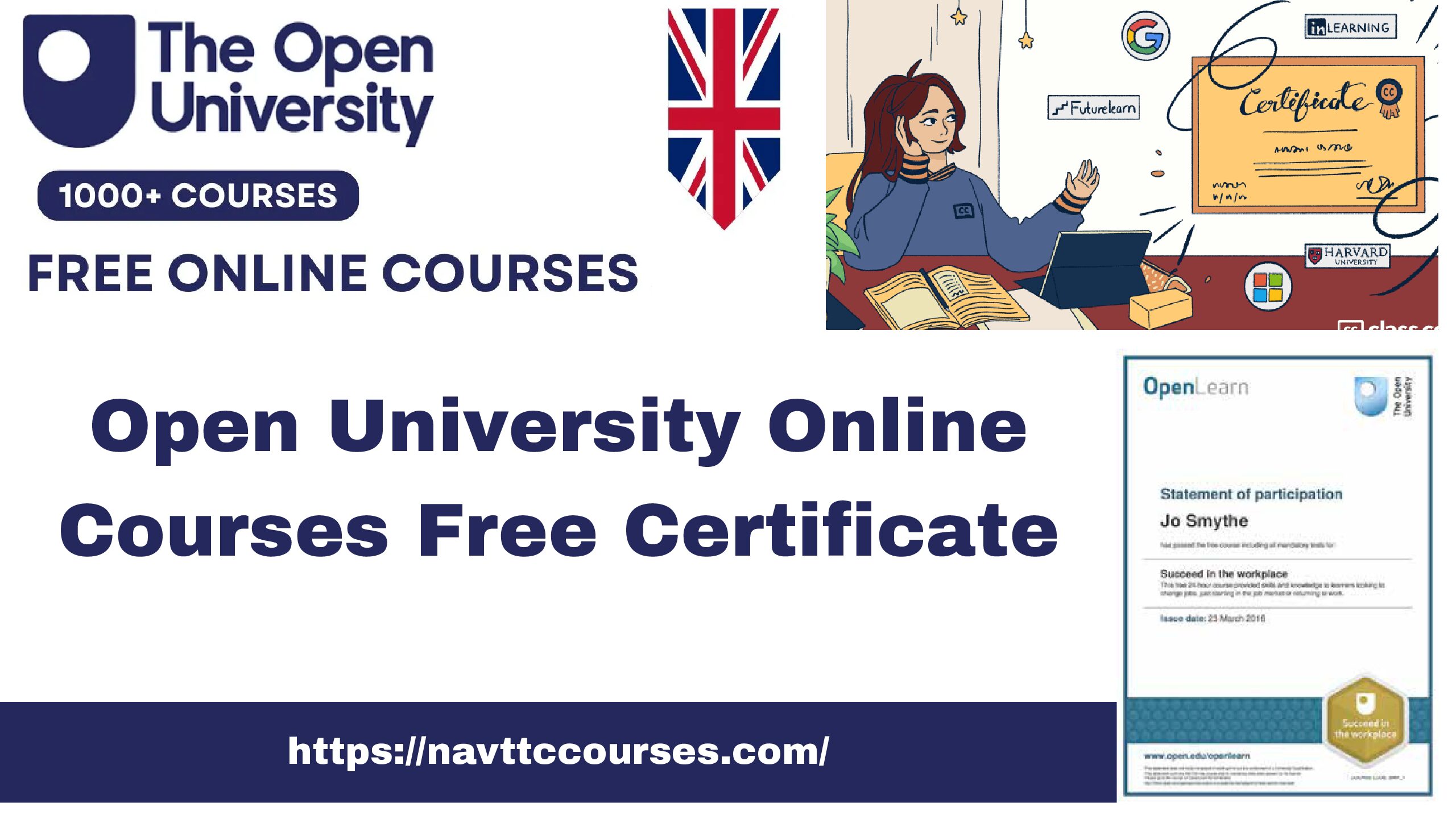 Open University Online Courses 2024 Free Certificate