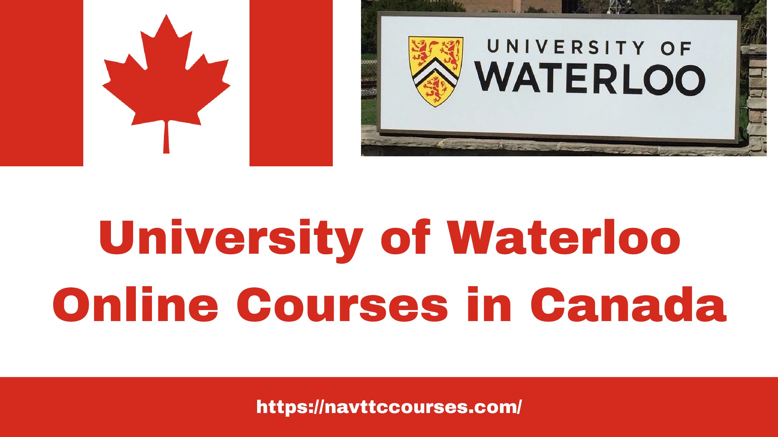 University of Waterloo Online Courses 2024 in Canada