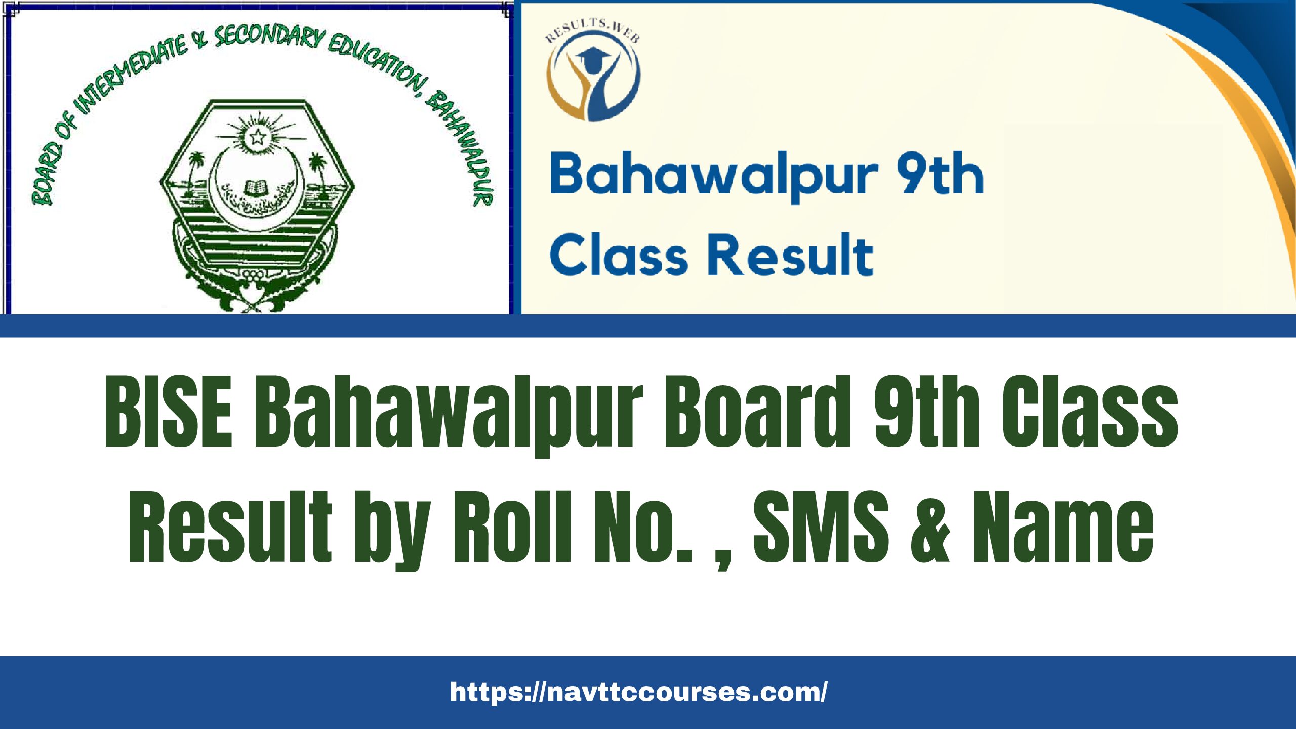 BISE Bahawalpur Board 9th Class Result by Roll No. ,SMS & Name 2024