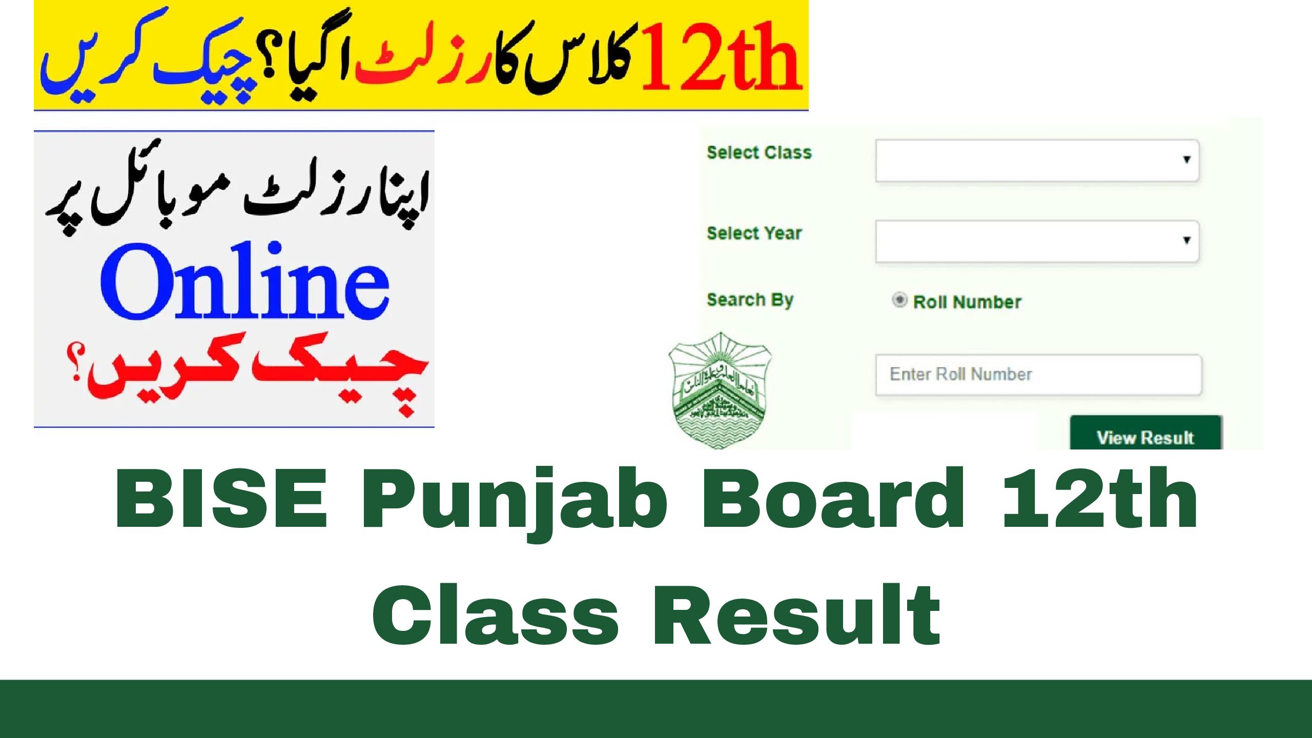 BISE Punjab Board 12th Class Result 2024