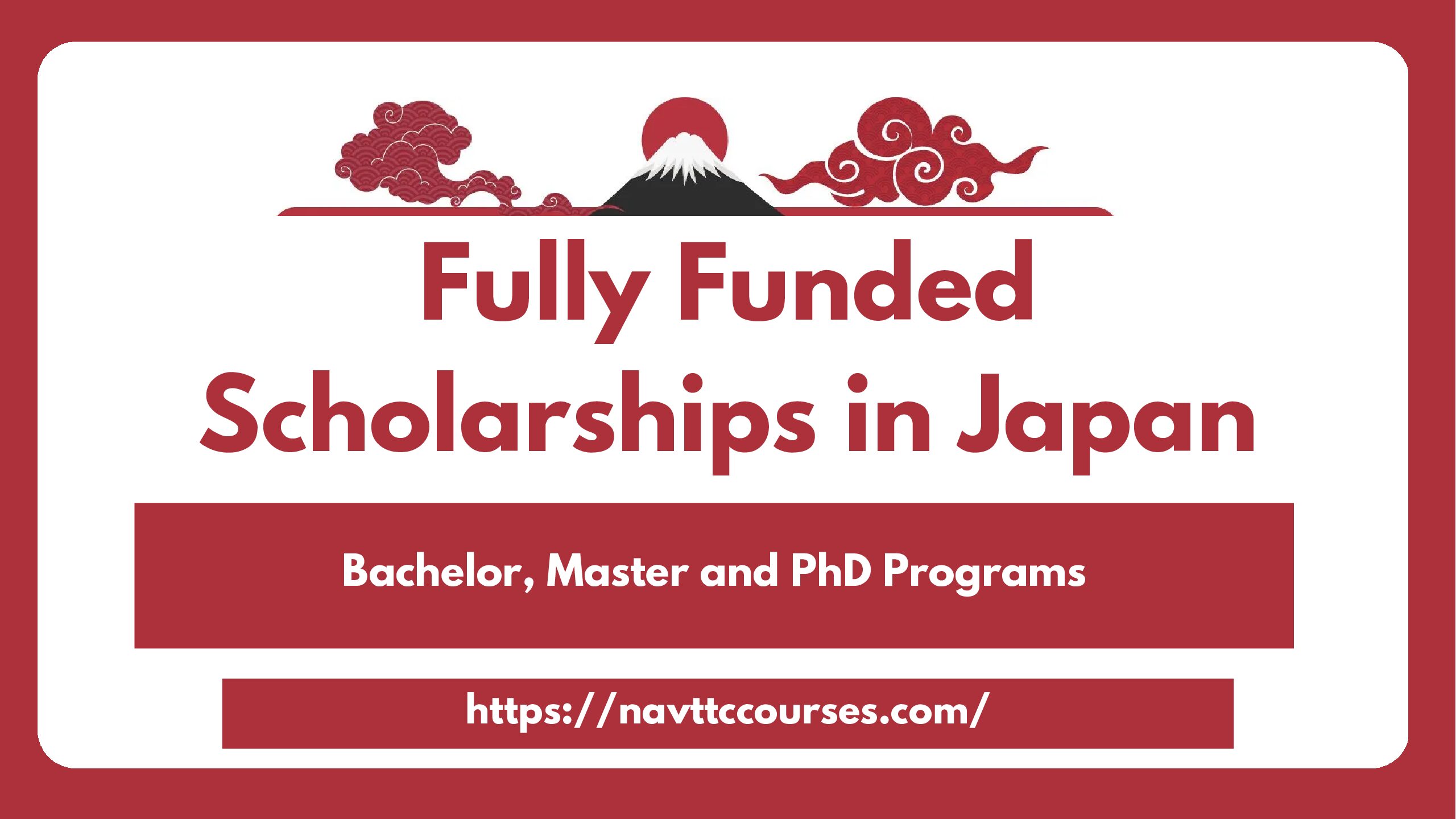 Fully Funded Scholarships in Japan Without IELTS 2024