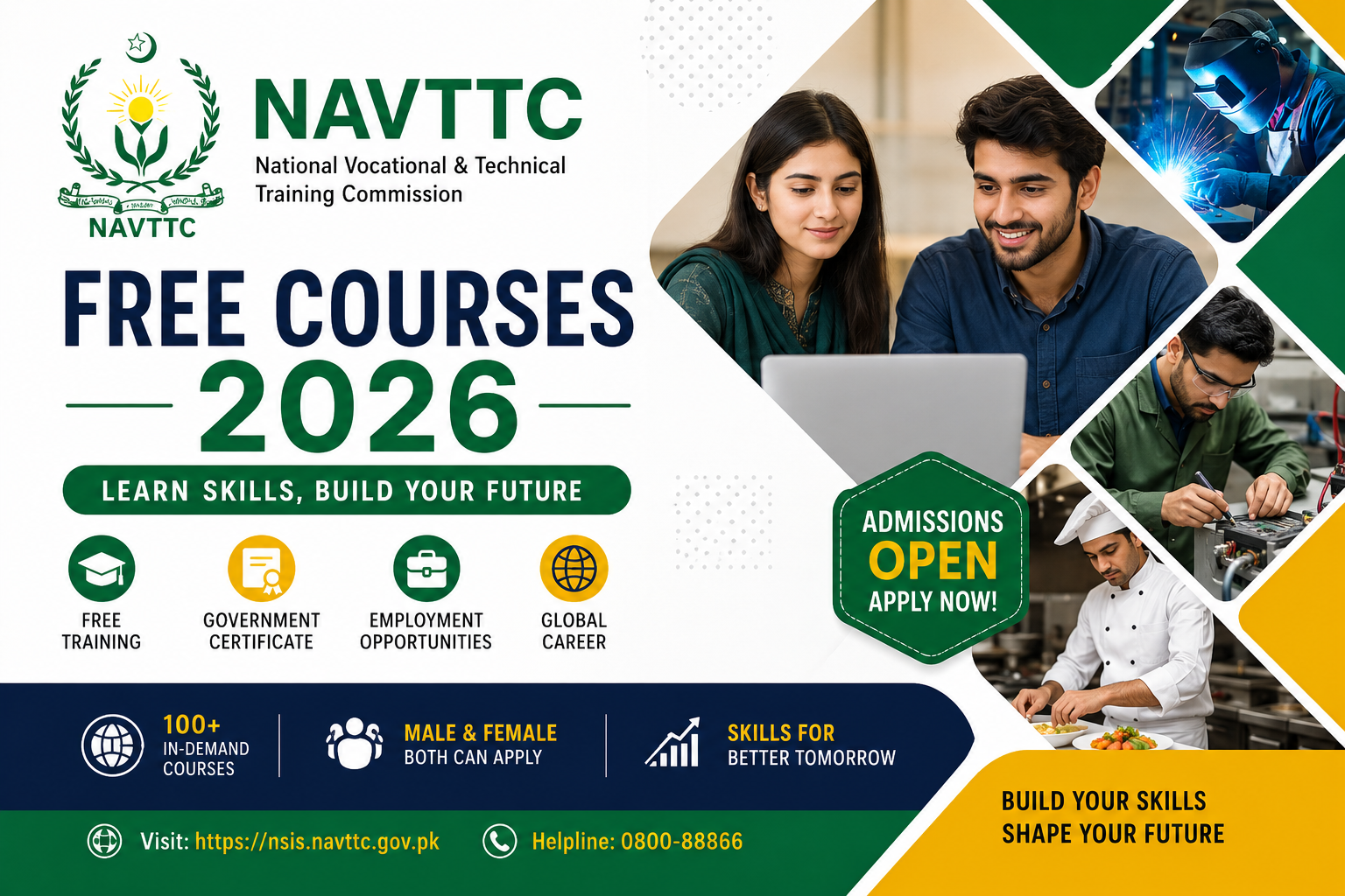 NAVTTC Free Courses 2026